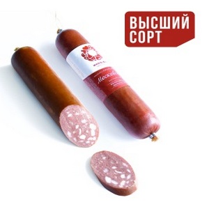 колбаса варено-копченая "московская"